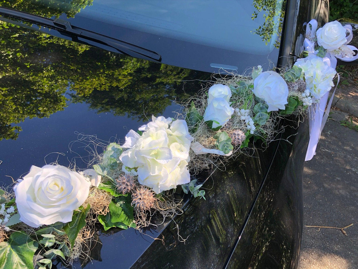Exquisite Handgefertigte Autogirlande für Ihre Hochzeitsdekoration