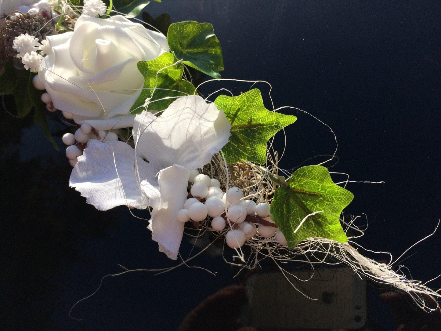 Eleganter handgefertigter Autoschmuck für Ihre Hochzeit