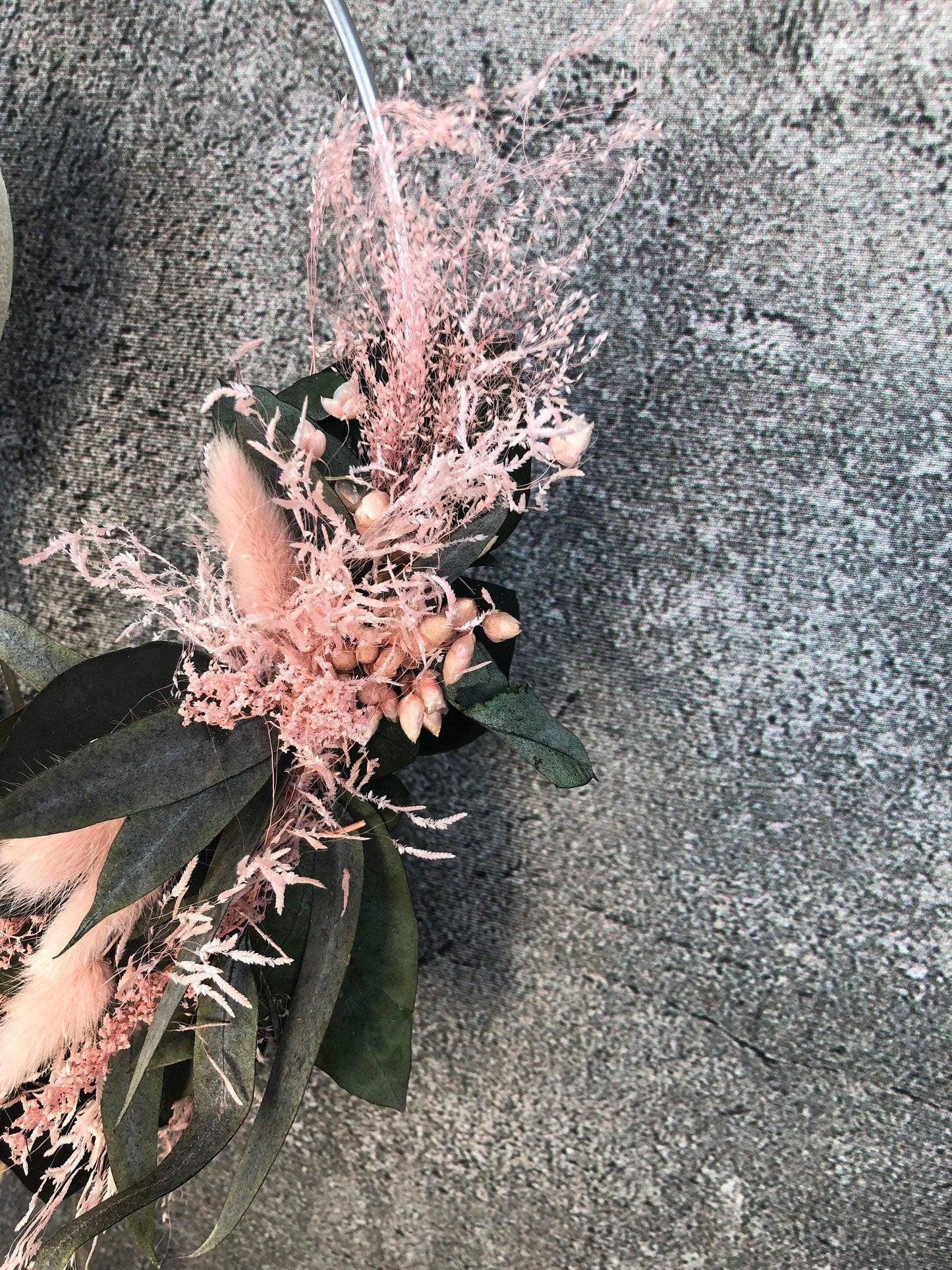 Türkranz Welcome Herz Kranz Ring Eukalyptus Gräser Wandkranz Trockenblumen Natur natürlich Hoop Herbst Herbstlich – handgemacht aus Seiden- und Kunstblumen, langlebig & pflegeleicht von SarahsFlowerStudio