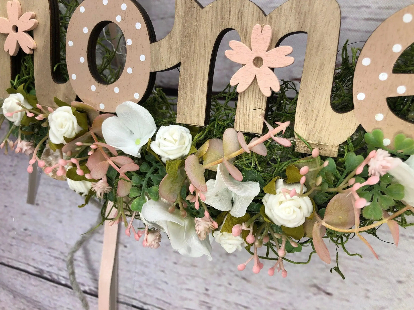 Türkranz Türdeko Home Vogel Türschmuck Kirschblüten Modern ganzjährig Tür Schmuck Herbst – handgemacht aus Seiden- und Kunstblumen, langlebig & pflegeleicht von SarahsFlowerStudio