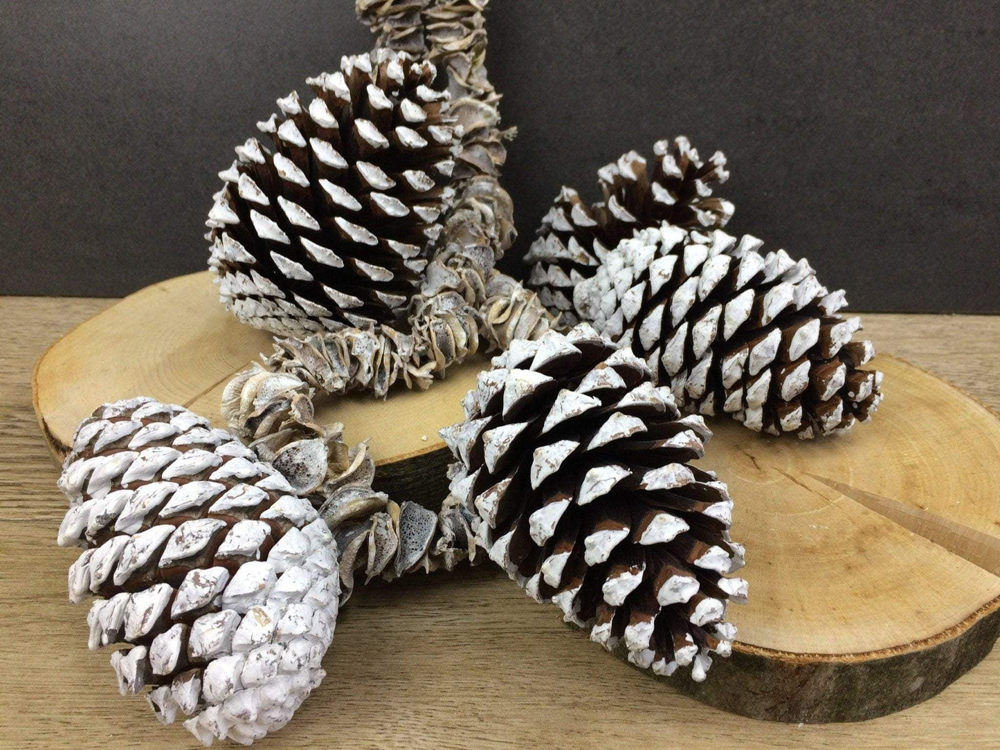 Zapfen groß 5 Stück Zapfen Weihnachten Weihnachtlich Hutzel Herbst herbstlich natürlich getrocknet gekalkt Zapfen Hutzel Herbst Weihnachten – handgemacht aus Seiden- und Kunstblumen, langlebig & pflegeleicht von SarahsFlowerStudio
