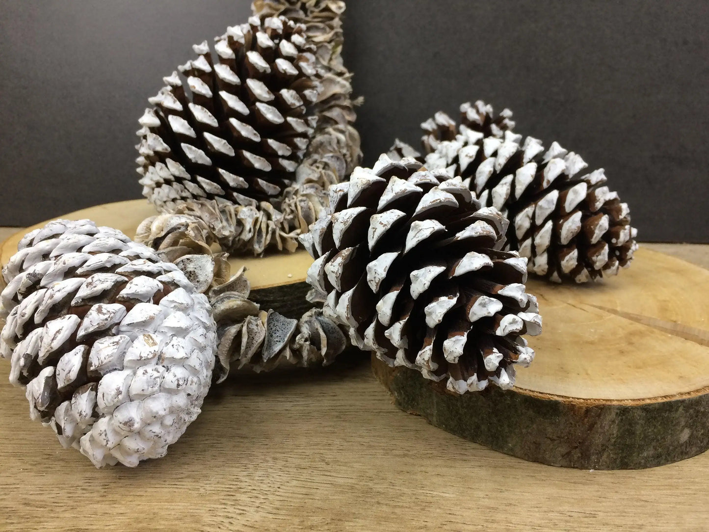 Zapfen groß 5 Stück Zapfen Weihnachten Weihnachtlich Hutzel Herbst herbstlich natürlich getrocknet gekalkt Zapfen Hutzel Herbst Weihnachten – handgemacht aus Seiden- und Kunstblumen, langlebig & pflegeleicht von SarahsFlowerStudio