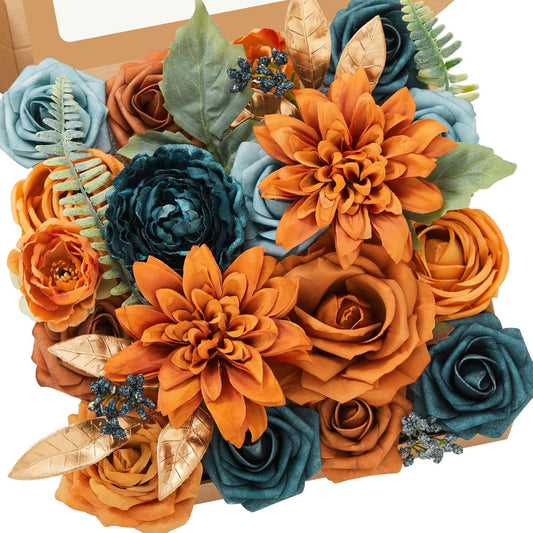 DIY Seidenblumen Bastelbox – Premium Floristik-Box für kreative Dekorationen – DIY Seidenblumen Kunstblumen Set – SarahsFlowerStudio