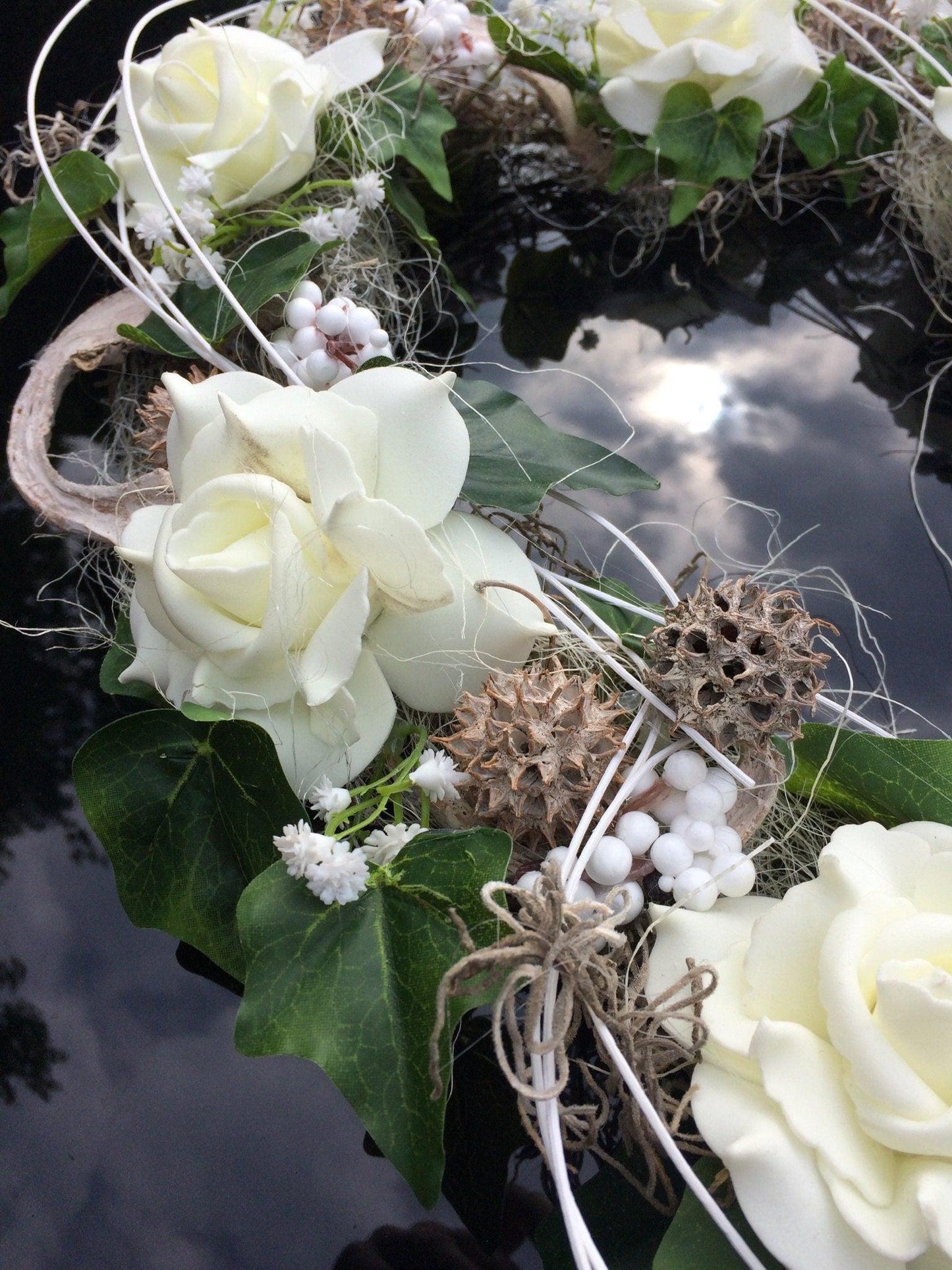 Exquisite Hochzeitsautoschmuck Herz – Individuell gestaltete Unikate aus liebevoller Handarbeit