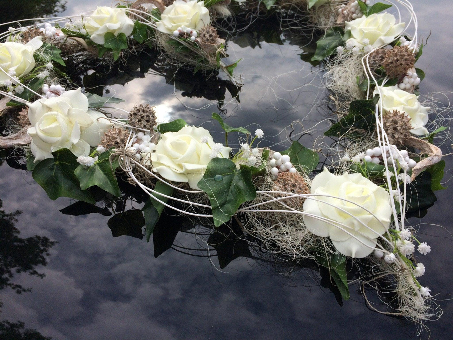 Exquisite Hochzeitsautoschmuck Herz – Individuell gestaltete Unikate aus liebevoller Handarbeit