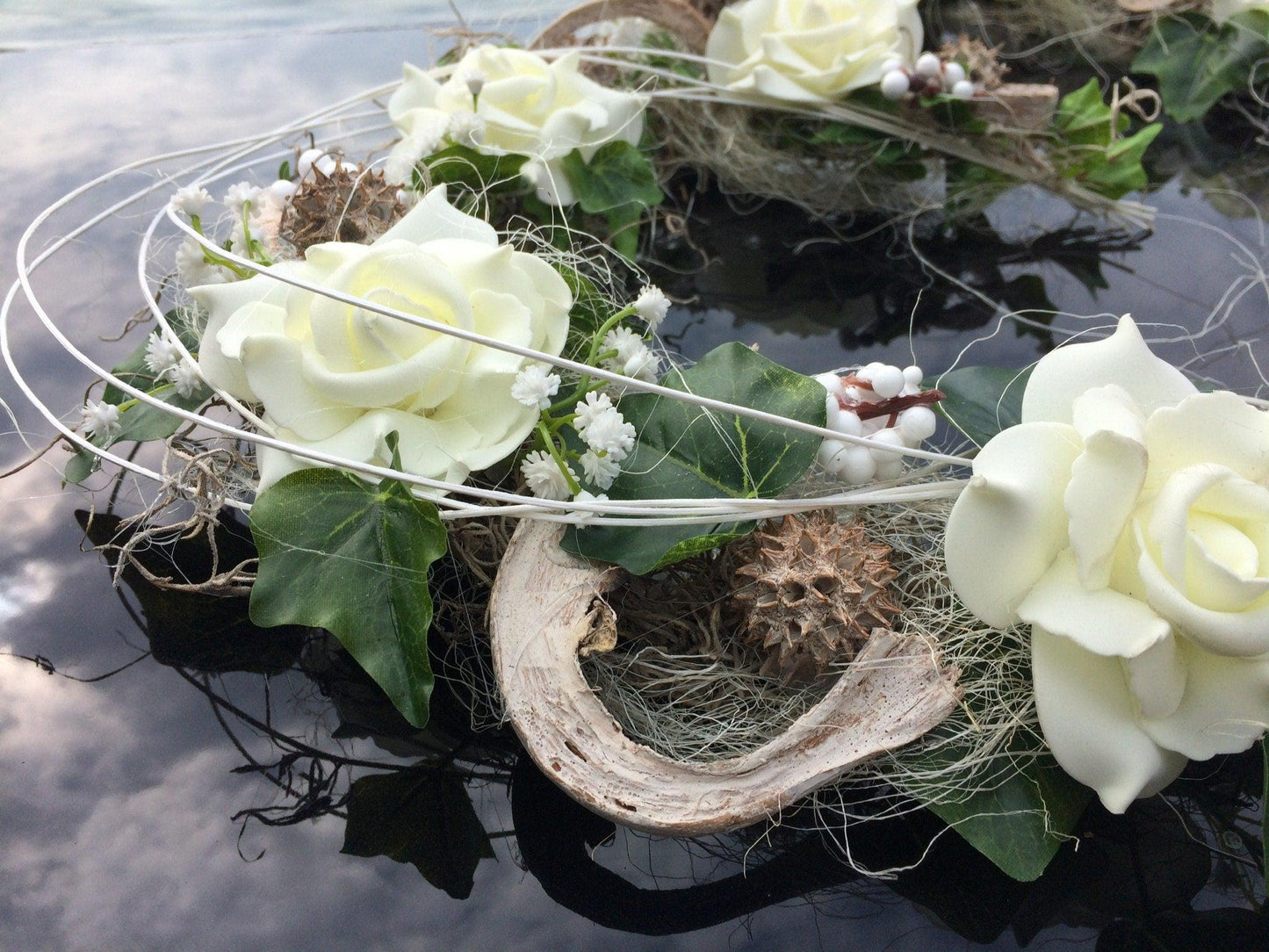 Exquisite Hochzeitsautoschmuck Herz – Individuell gestaltete Unikate aus liebevoller Handarbeit