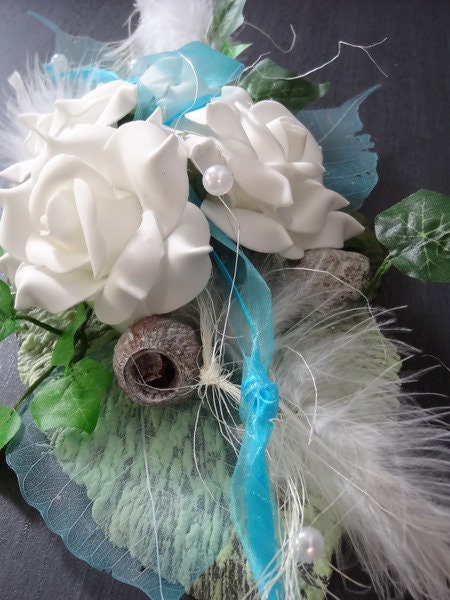Tischgesteck Seidenblumen Wunschfarbe – Tischdeko Hochzeit und Event – Tischdekoration – SarahsFlowerStudio