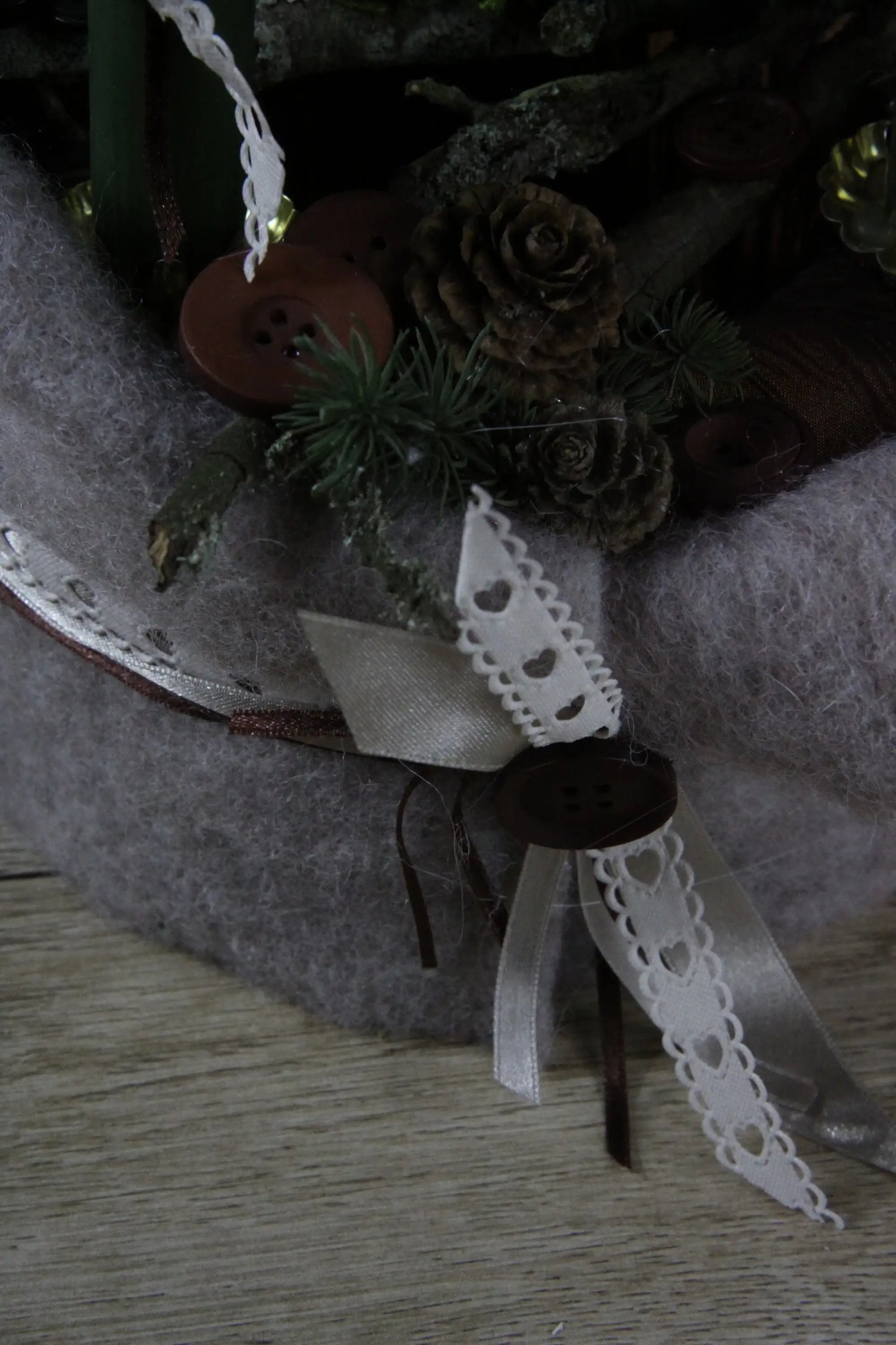 Adventskranz klassisch rund – stilvoll mehrjährig – Adventskranz – SarahsFlowerStudio