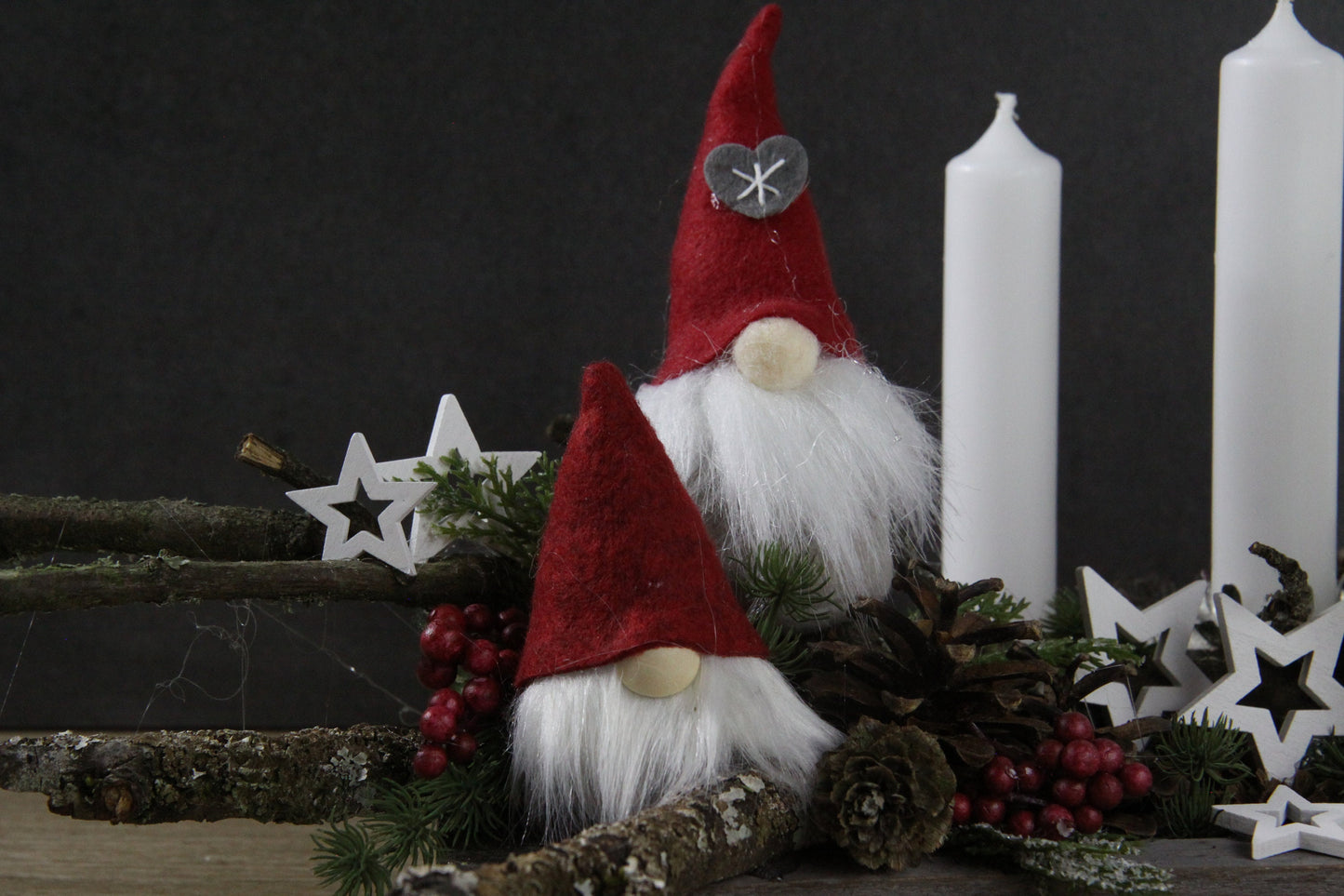 Weihnachtskranz – handgefertigt – Seidenblumen & Kunstblumen – SarahsFlowerStudio