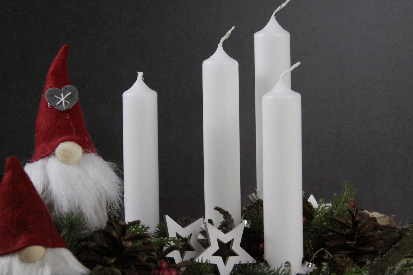 Weihnachtskranz – handgefertigt – Seidenblumen & Kunstblumen – SarahsFlowerStudio