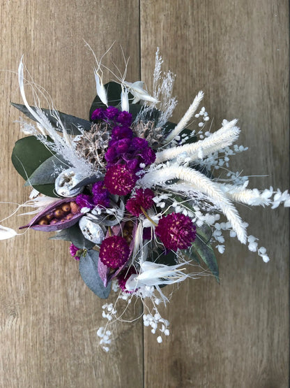 Tischdeko Blumen Tischgesteck Kerze Schublade Gräser Trockenblumen Trockenmaterial Natur natürlich dried bouquet dried Flowers – handgemacht aus Seiden- und Kunstblumen, langlebig & pflegeleicht von SarahsFlowerStudio
