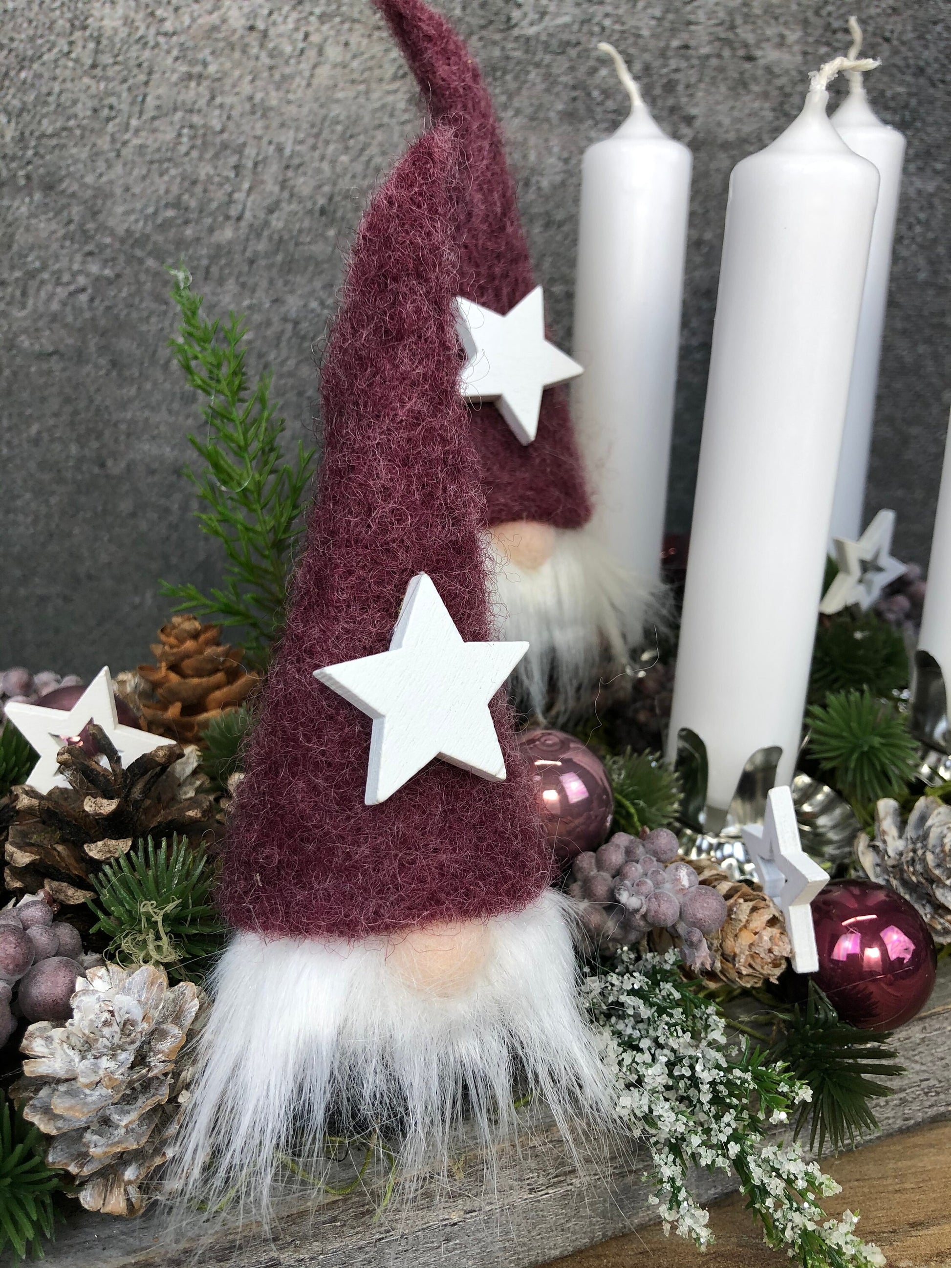 Weihnachtskranz – handgefertigt – Seidenblumen & Kunstblumen – SarahsFlowerStudio