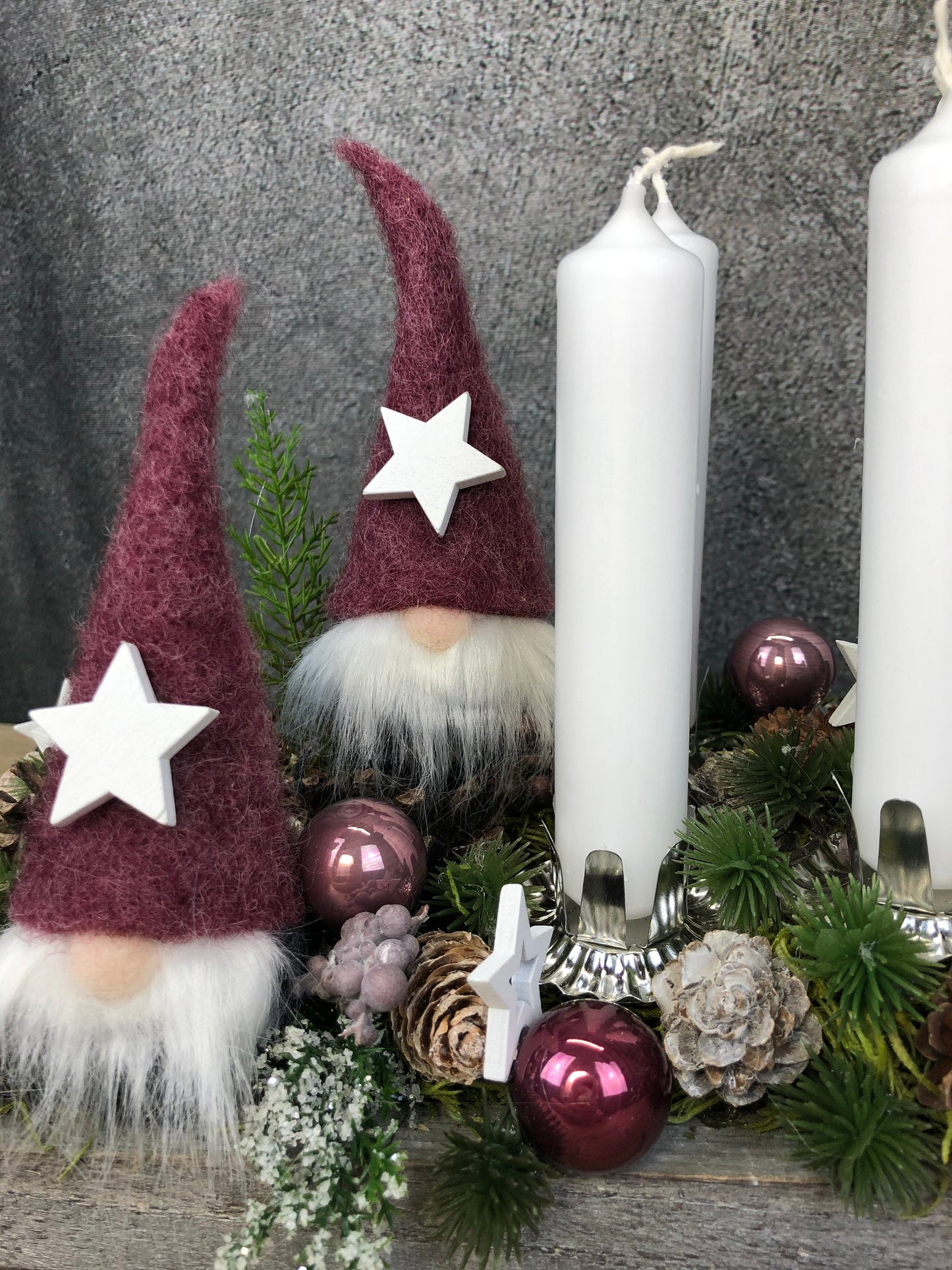 Weihnachtskranz – handgefertigt – Seidenblumen & Kunstblumen – SarahsFlowerStudio