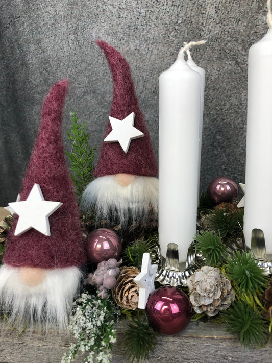 Weihnachtskranz – handgefertigt – Seidenblumen & Kunstblumen – SarahsFlowerStudio