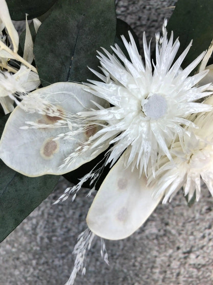 Türkranz Kranz Ring Pampasgräser Pampasgras Gräser Wandkranz Trockenblumen Natur natürlich Hoop Herbst Herbstlich – handgemacht aus Seiden- und Kunstblumen, langlebig & pflegeleicht von SarahsFlowerStudio