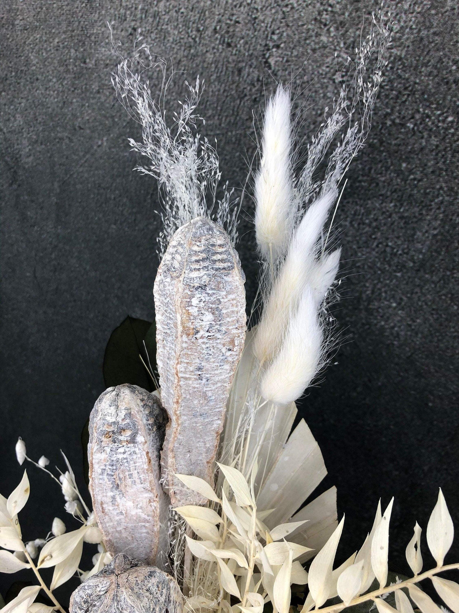 Trockenblumenstrauß Strauß Gräser mit Exoten Eukalyptus Gräser Trockenblumen Trockenmaterial Natur natürlich dried bouquet dried Flowers – handgemacht aus Seiden- und Kunstblumen, langlebig & pflegeleicht von SarahsFlowerStudio