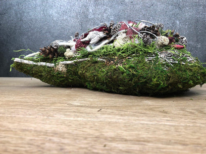 Grabgesteck Grabschmuck Herz Wunschgröße Grabdekoration Grabschmuck Allerheiligen Wachs Rose – handgemacht aus Seiden- und Kunstblumen, langlebig & pflegeleicht von SarahsFlowerStudio