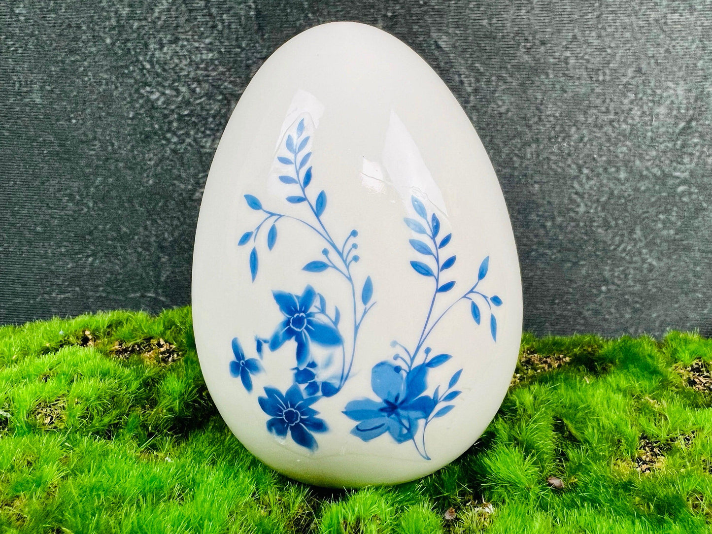 Osterdeko Seidenblumen – Ei und Hase als Tisch- und Fensterdeko – Frühlingsdeko – SarahsFlowerStudio