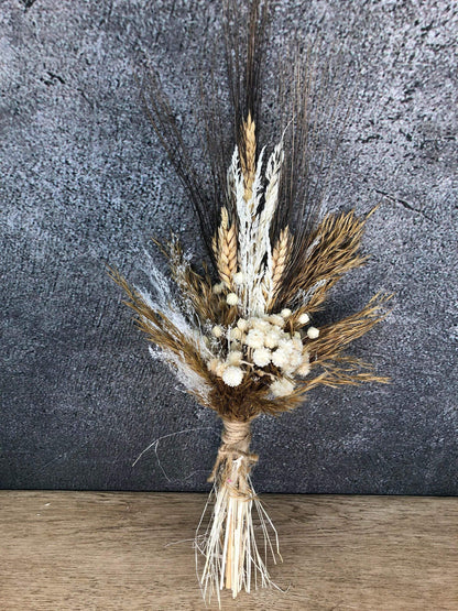 Trockenblumenstrauß Strauß Herbst Herbstlich Gras Gräser Trockenblumen Trockenmaterial Natur natürlich dried bouquet dried Flowers – handgemacht aus Seiden- und Kunstblumen, langlebig & pflegeleicht von SarahsFlowerStudio