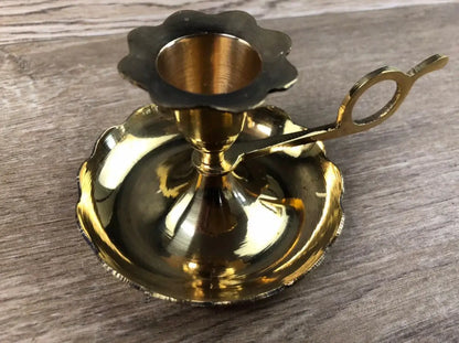 Kerzenteller Kerzenhalter Kerzenständer Vintage Nostalgisch Retro Gold Romantisch – handgemacht aus Seiden- und Kunstblumen, langlebig & pflegeleicht von SarahsFlowerStudio