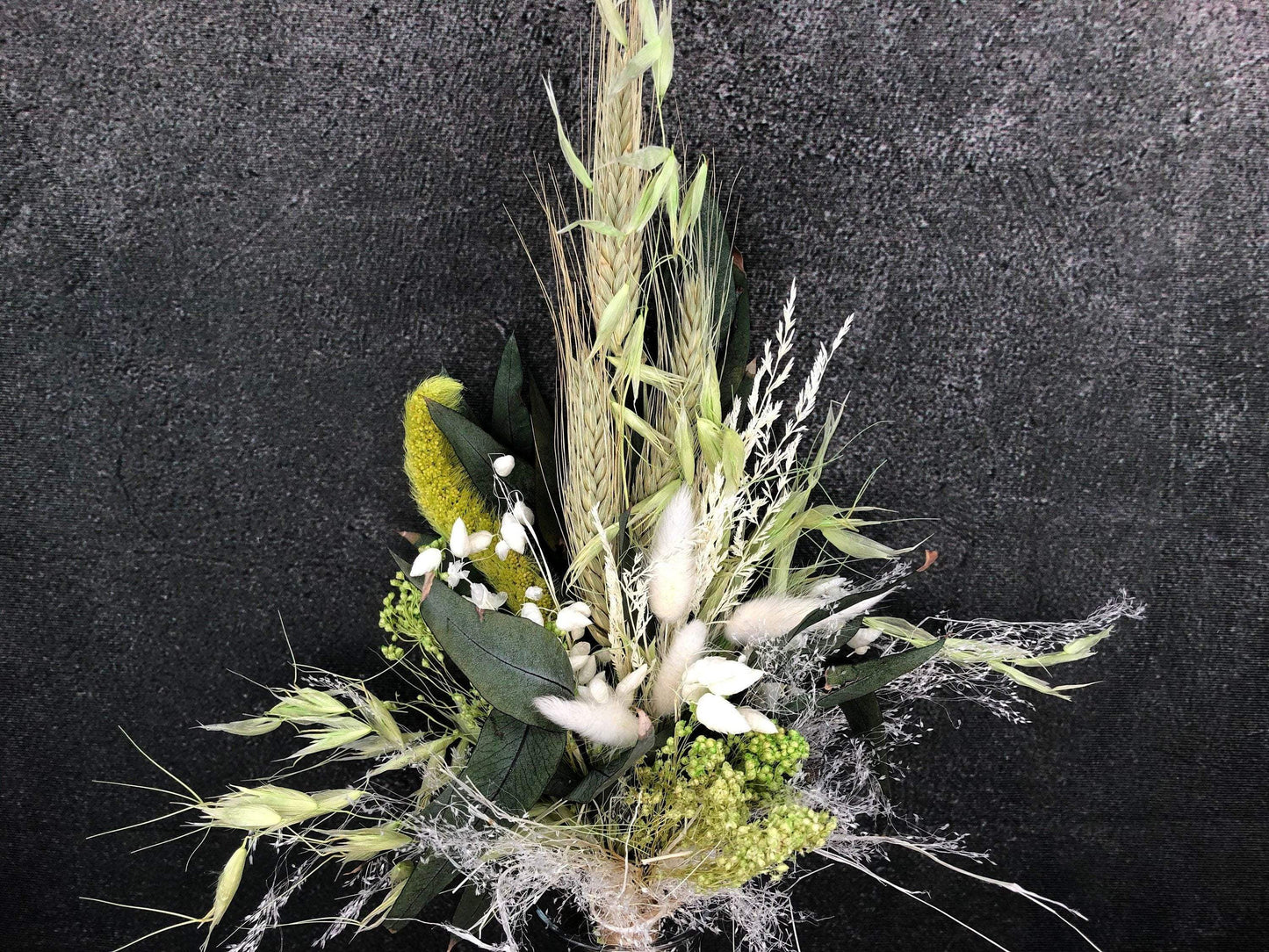 Trockenblumenstrauß Strauß Gräser mit Exoten Eukalyptus Gräser Trockenblumen Trockenmaterial Natur natürlich dried bouquet dried Flowers – handgemacht aus Seiden- und Kunstblumen, langlebig & pflegeleicht von SarahsFlowerStudio