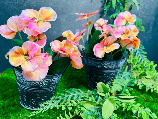 Stiefmütterchen Veilchen Viola Hornveilchen real touch Seidenblumen künstliche künstlich Faux Flower Pick – handgemacht aus Seiden- und Kunstblumen, langlebig & pflegeleicht von SarahsFlowerStudio