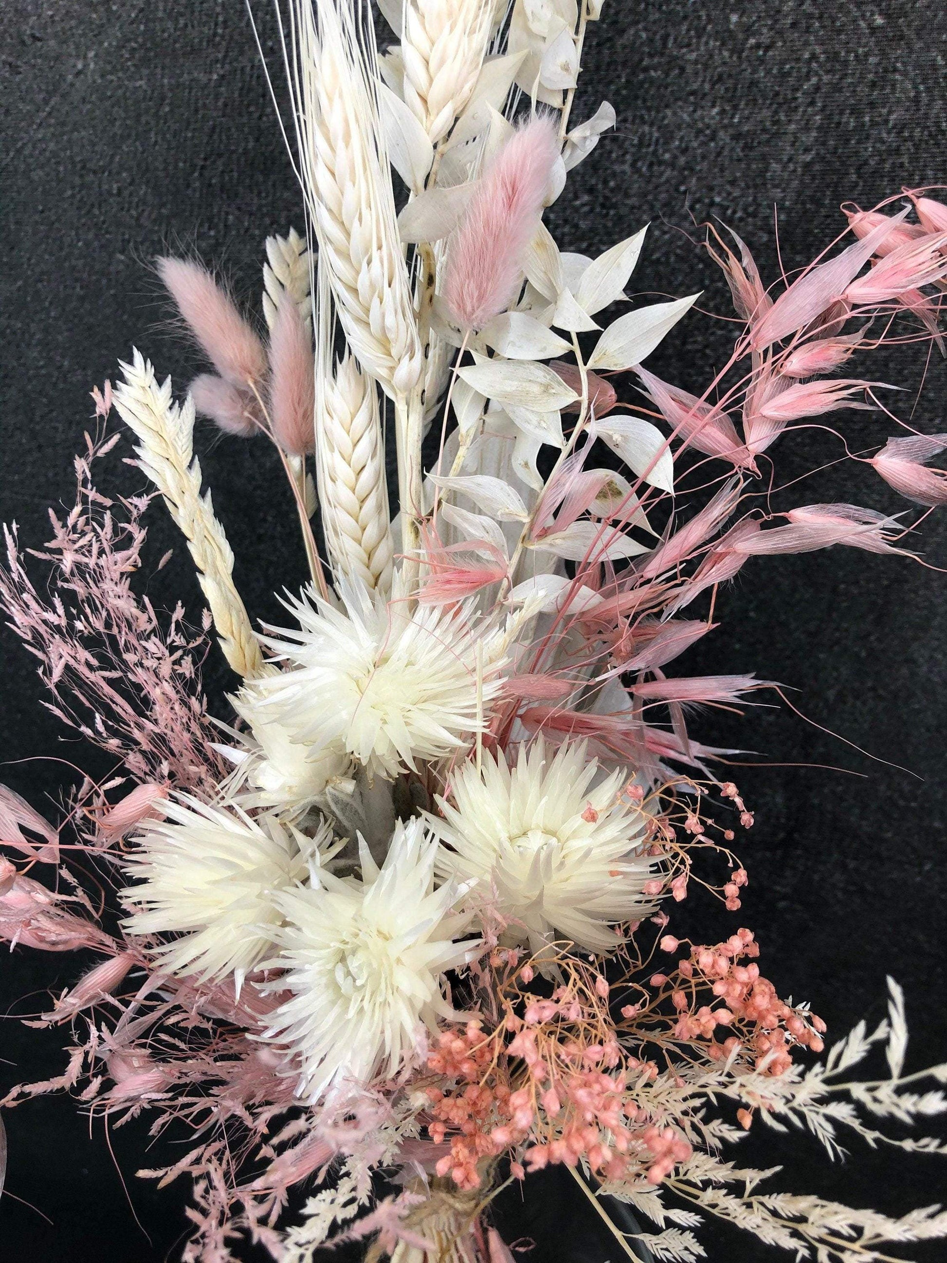 Trockenblumenstrauß Strauß Gräser mit Ruskus Gräser Trockenblumen Trockenmaterial Natur natürlich dried bouquet dried Flowers – handgemacht aus Seiden- und Kunstblumen, langlebig & pflegeleicht von SarahsFlowerStudio