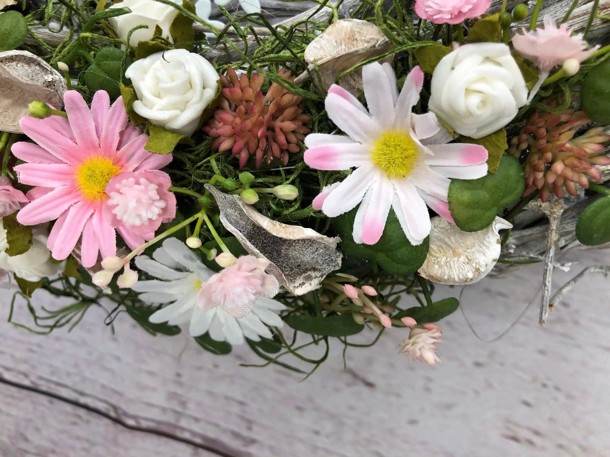 Türkranz Türdeko Türschmuck Kirschblüten Fee Modern ganzjährig Tür Schmuck Herbst – handgemacht aus Seiden- und Kunstblumen, langlebig & pflegeleicht von SarahsFlowerStudio