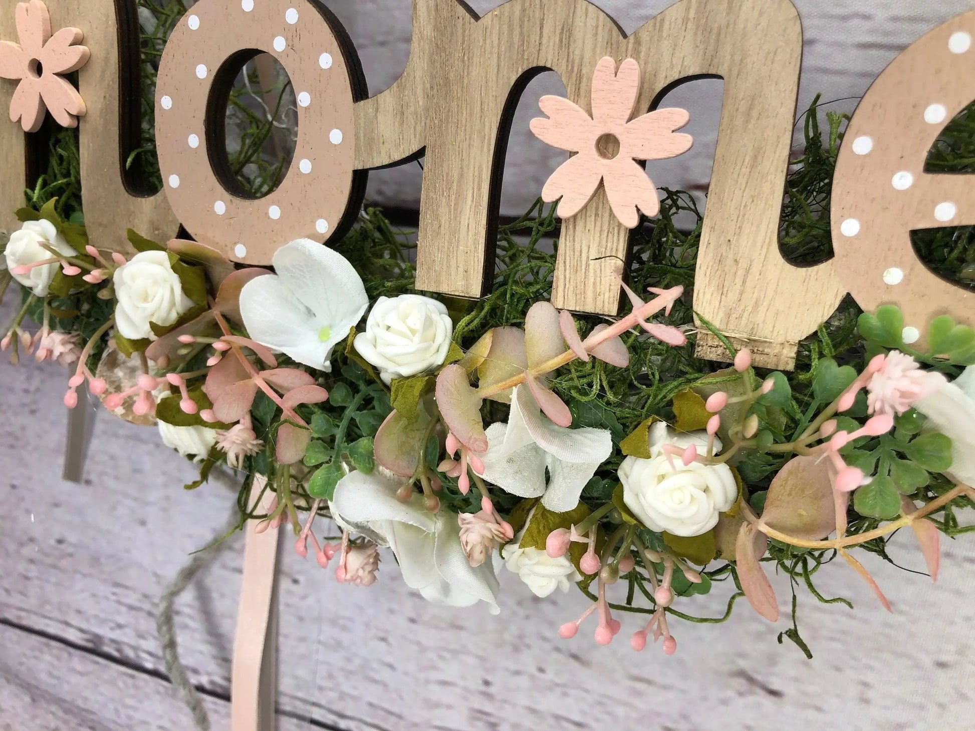 Türkranz Türdeko Home Vogel Türschmuck Kirschblüten Modern ganzjährig Tür Schmuck Herbst – handgemacht aus Seiden- und Kunstblumen, langlebig & pflegeleicht von SarahsFlowerStudio