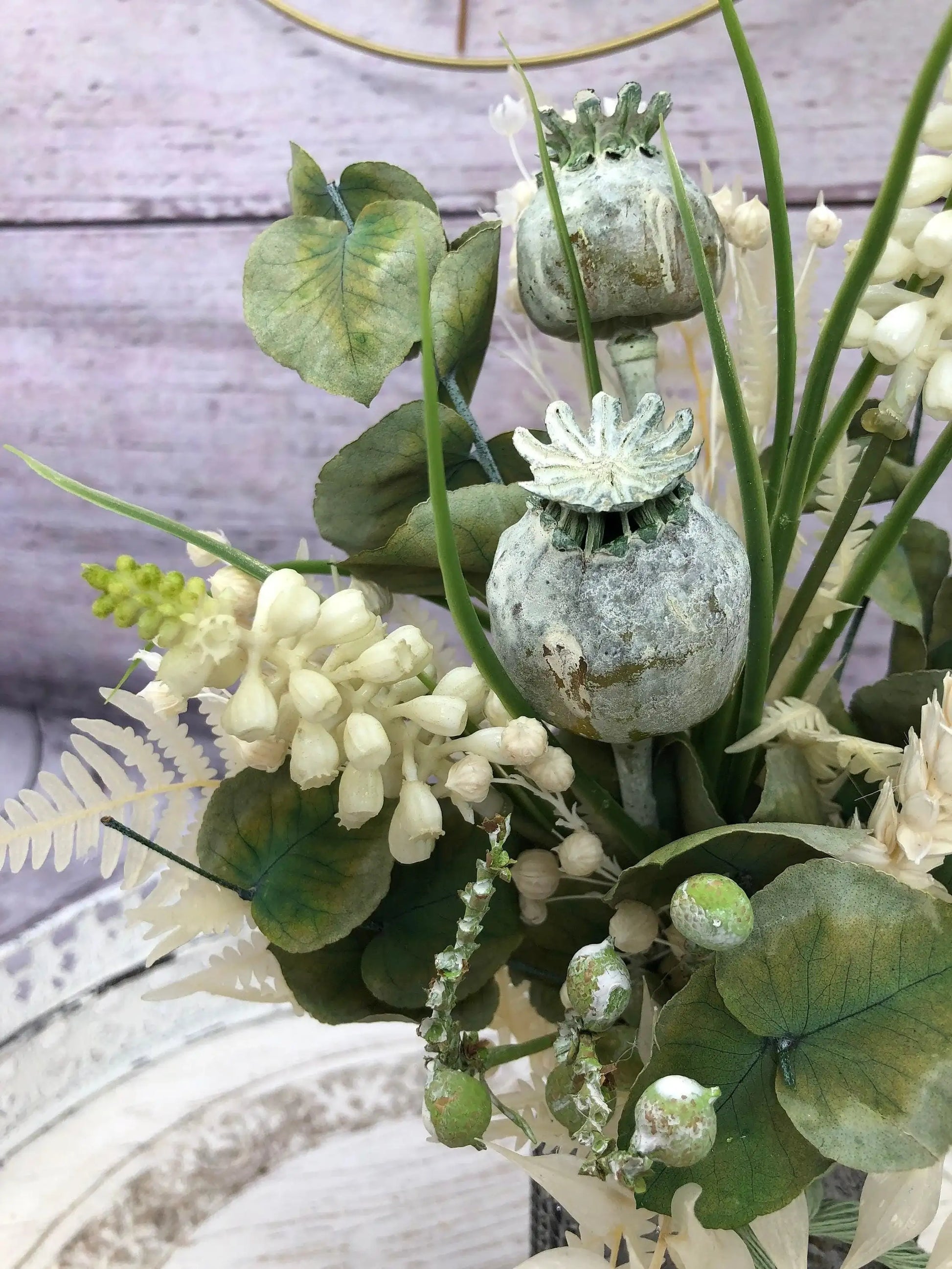 Tischdeko Blumen Tischgesteck Strauß Gläser Flasche Gräser Trockenblumen Trockenmaterial Natur natürlich dried bouquet dried Flowers – handgemacht aus Seiden- und Kunstblumen, langlebig & pflegeleicht von SarahsFlowerStudio