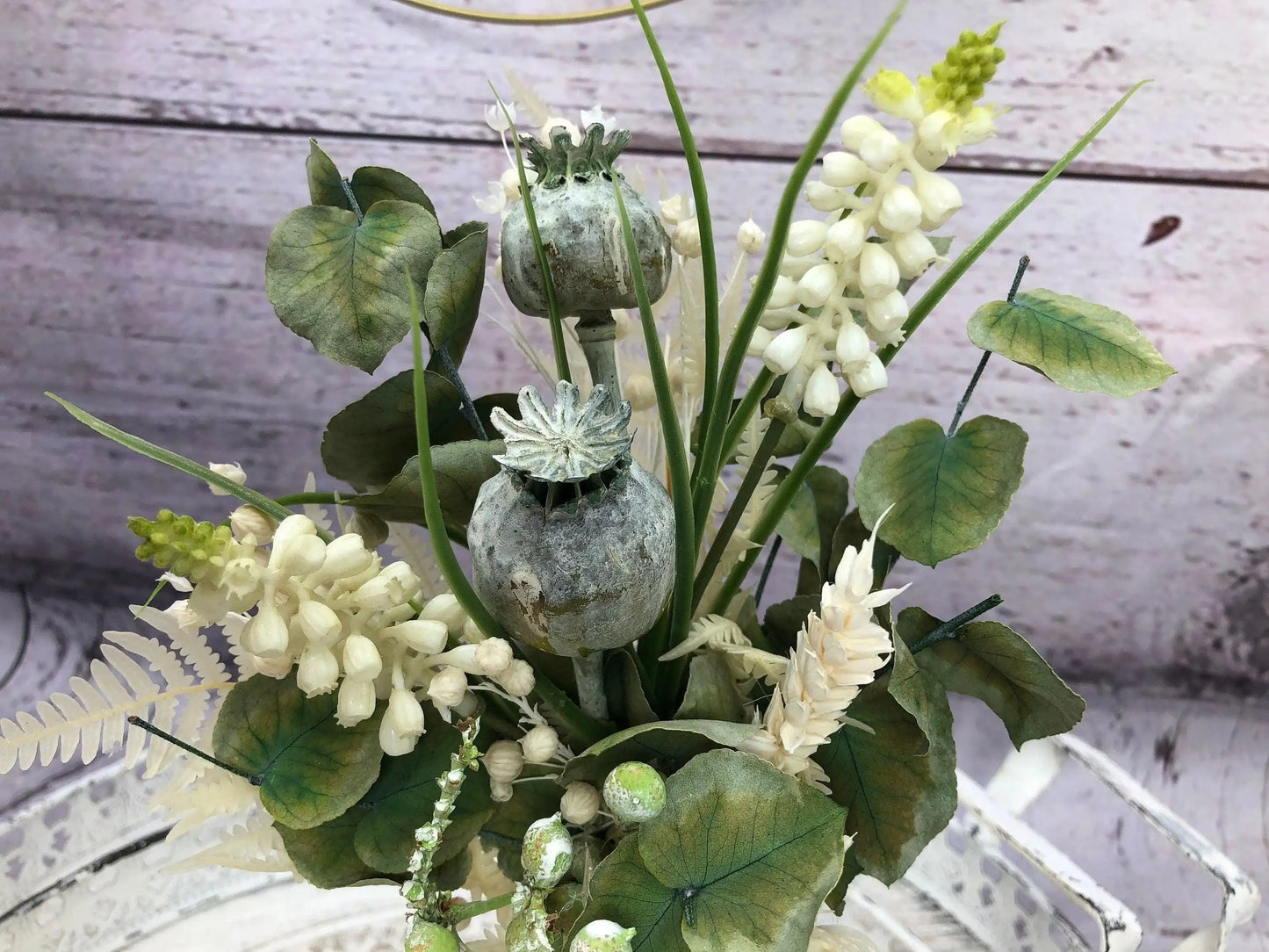 Tischdeko Blumen Tischgesteck Strauß Gläser Flasche Gräser Trockenblumen Trockenmaterial Natur natürlich dried bouquet dried Flowers – handgemacht aus Seiden- und Kunstblumen, langlebig & pflegeleicht von SarahsFlowerStudio