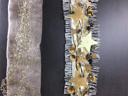 Weihnachten Advent Türdeko Türdekoration Wanddeko Wanddekoration Türkranz – handgemacht aus Seiden- und Kunstblumen, langlebig & pflegeleicht von SarahsFlowerStudio