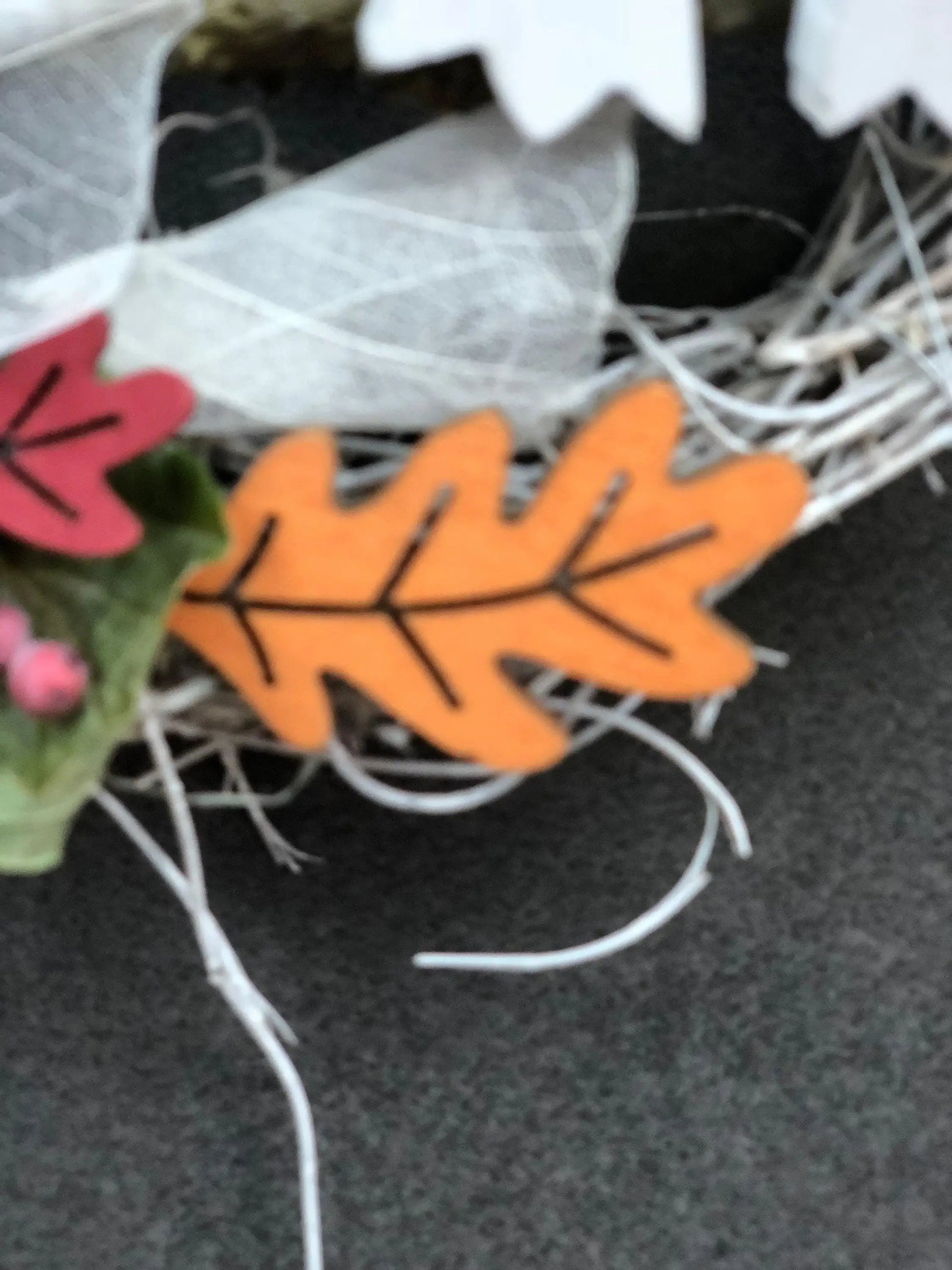 Türkranz 22cm Türdeko Türschmuck Eule Modern Tür Schmuck Herbst herbstlich ganzjährig Herbst – handgemacht aus Seiden- und Kunstblumen, langlebig & pflegeleicht von SarahsFlowerStudio