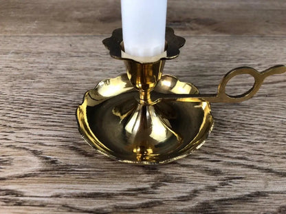 Kerzenteller Kerzenhalter Kerzenständer Vintage Nostalgisch Retro Gold Romantisch – handgemacht aus Seiden- und Kunstblumen, langlebig & pflegeleicht von SarahsFlowerStudio