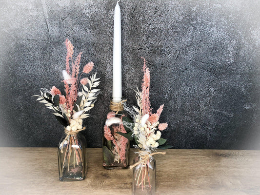 Trockenblumen Strauß Eukalyptus – handgefertigt – Seidenblumen & Kunstblumen – SarahsFlowerStudio