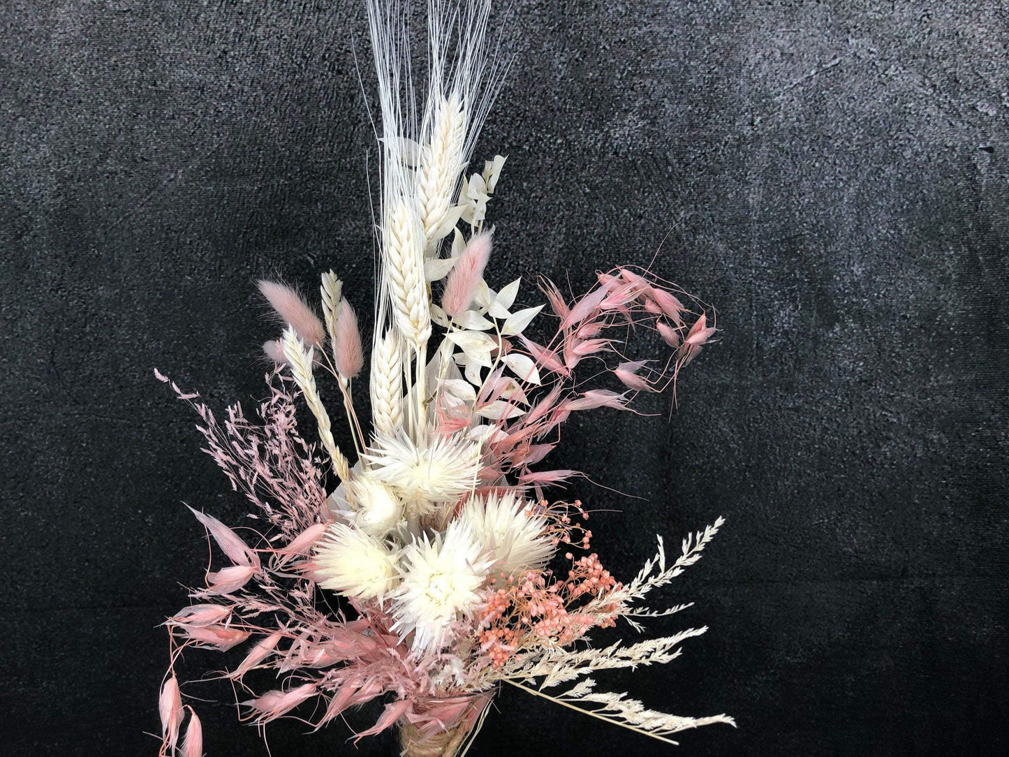 Trockenblumenstrauß Strauß Gräser mit Ruskus Gräser Trockenblumen Trockenmaterial Natur natürlich dried bouquet dried Flowers – handgemacht aus Seiden- und Kunstblumen, langlebig & pflegeleicht von SarahsFlowerStudio