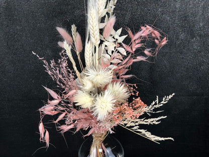 Trockenblumenstrauß Strauß Gräser mit Ruskus Gräser Trockenblumen Trockenmaterial Natur natürlich dried bouquet dried Flowers – handgemacht aus Seiden- und Kunstblumen, langlebig & pflegeleicht von SarahsFlowerStudio