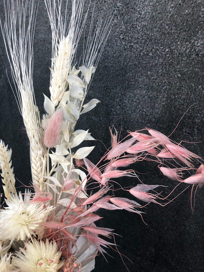 Trockenblumenstrauß Strauß Gräser mit Ruskus Gräser Trockenblumen Trockenmaterial Natur natürlich dried bouquet dried Flowers – handgemacht aus Seiden- und Kunstblumen, langlebig & pflegeleicht von SarahsFlowerStudio