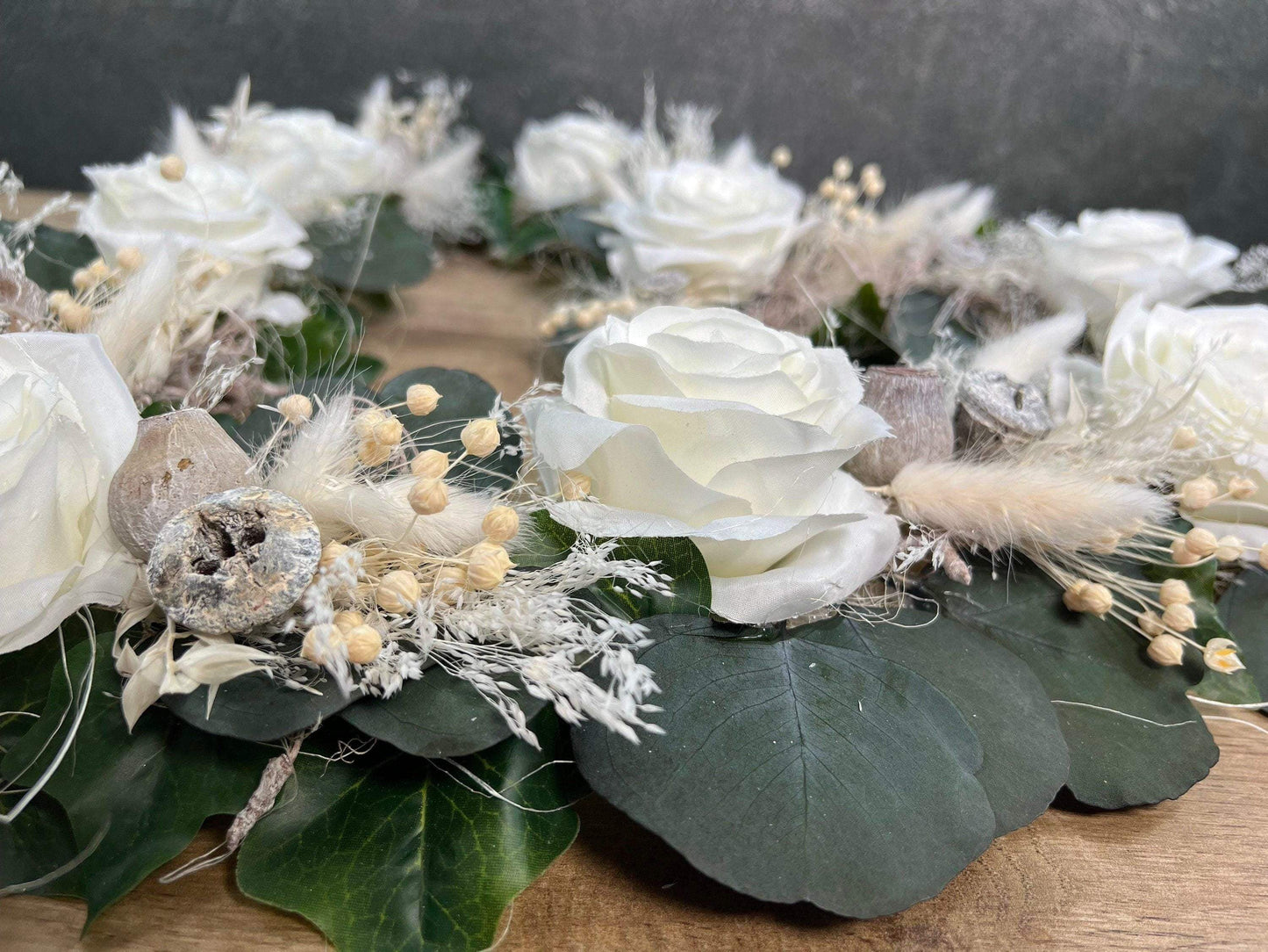Autoschmuck Set 3 Teilig Trockenblumen Seidenblumen Kunstblumen Herz und Schleifen Autodekoration Gesteck Hochzeit Schmuck Kutsche – handgemacht aus Seiden- und Kunstblumen, langlebig & pflegeleicht von SarahsFlowerStudio