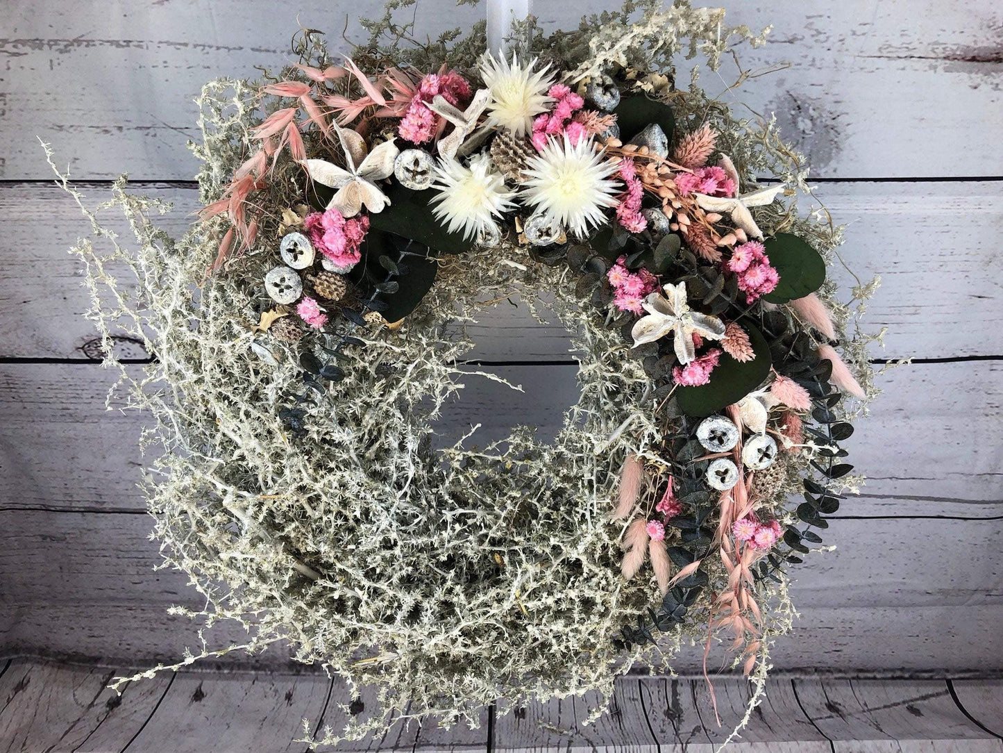 Türkranz Herbst Eukalyptus – Türdeko modern & handgefertigt – Türkranz – SarahsFlowerStudio